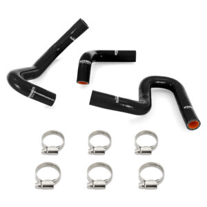 Mishimoto black silicone heater hose kit for 1996-2002 Toyota 4Runner 3.4L, part MMHOSE-4RUN34-96HHBK
