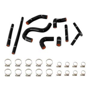 Mishimoto black silicone heater hose kit for 1996-2002 Toyota 4Runner 3.4L with worm-gear clamps