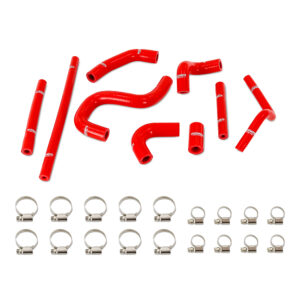 Mishimoto red silicone heater hose kit for 1996-2002 Toyota 4Runner 3.4L with rear heater system
