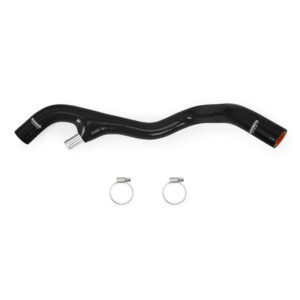 Mishimoto MMHOSE-F2D-03EBK black silicone lower overflow hose for 2003-2004 Ford 6.0L Powerstroke