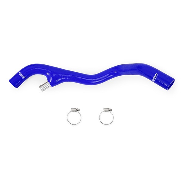 Mishimoto blue silicone lower overflow hose MMHOSE-F2D-03EBL for 2003-2004 Ford 6.0L Powerstroke