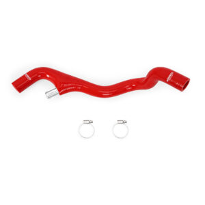 Mishimoto MMHOSE-F2D-05ERD red silicone lower overflow hose for 2005-2007 Ford 6.0L Powerstroke