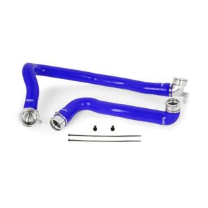 Mishimoto blue silicone coolant hose kit for 2011-2016 Ford 6.7L Powerstroke, MMHOSE-F2D-11BL