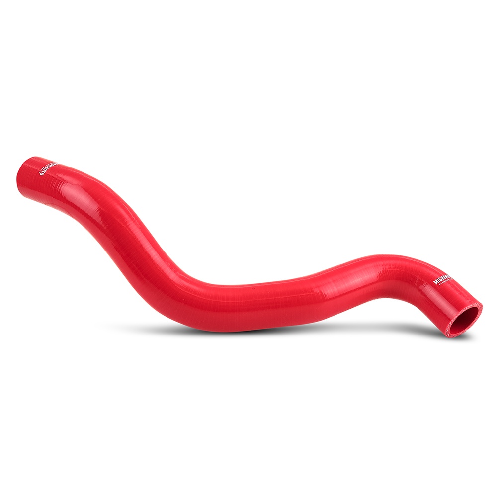 Mishimoto silicone upper and lower radiator hoses installed in a Toyota GR Corolla engine bay