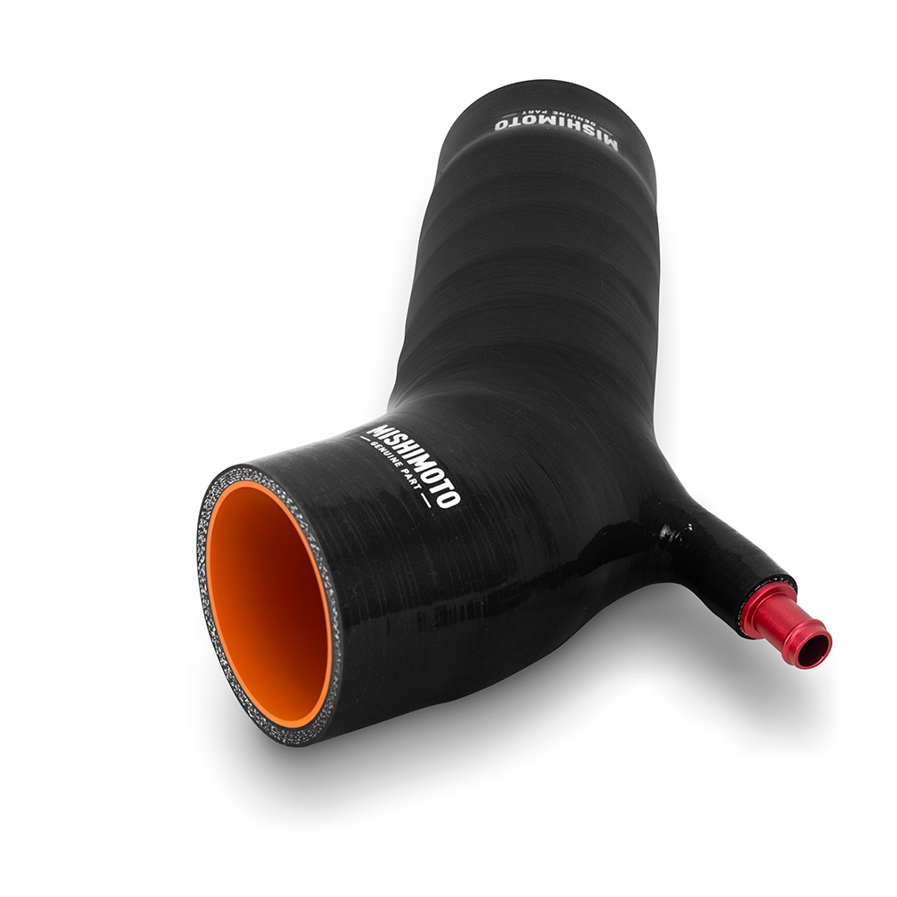 Anodized CNC-machined CCV port on the Mishimoto Lexus IS300 air intake hose kit