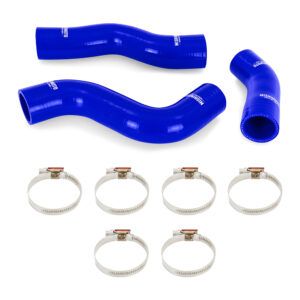 Mishimoto blue silicone radiator hose kit MMHOSE-LCR-92BL for 1993-1997 Toyota Land Cruiser