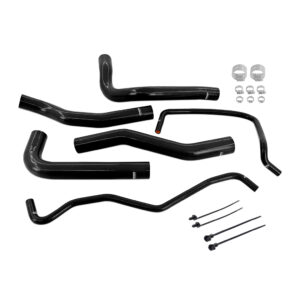 Mishimoto black silicone radiator hose kit MMHOSE-MUS4-24BK for 2024+ Ford Mustang EcoBoost