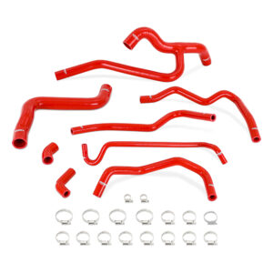 Mishimoto red silicone radiator and heater hose kit MMHOSE-MUS40-05RD for Mustang V6 4.0L