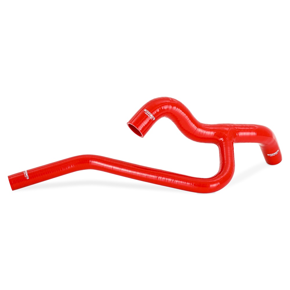 Mishimoto 4-ply silicone upper and lower radiator hoses included in Mustang 4.0L cooling kit
