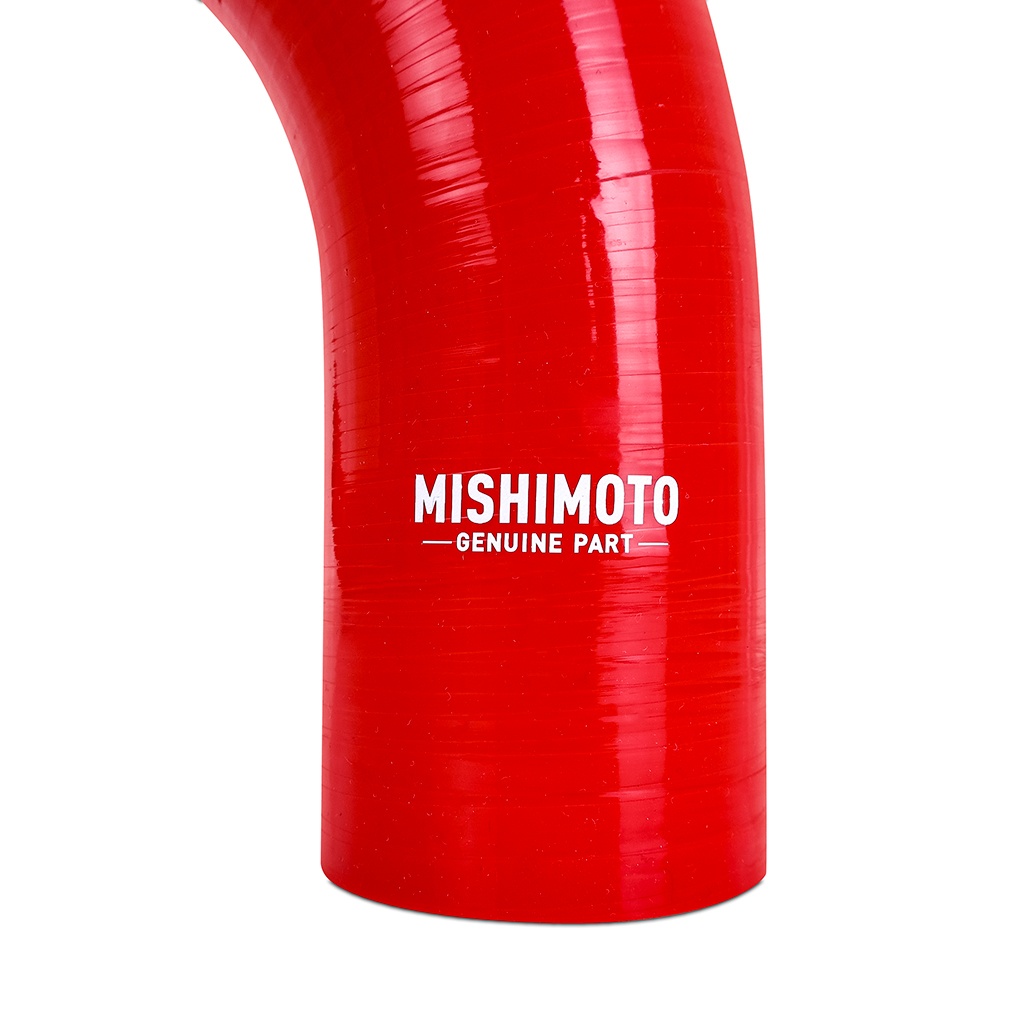 Mishimoto Silicone Coolant Hose Kit installed on a Ram 2500 6.7L Cummins engine bay