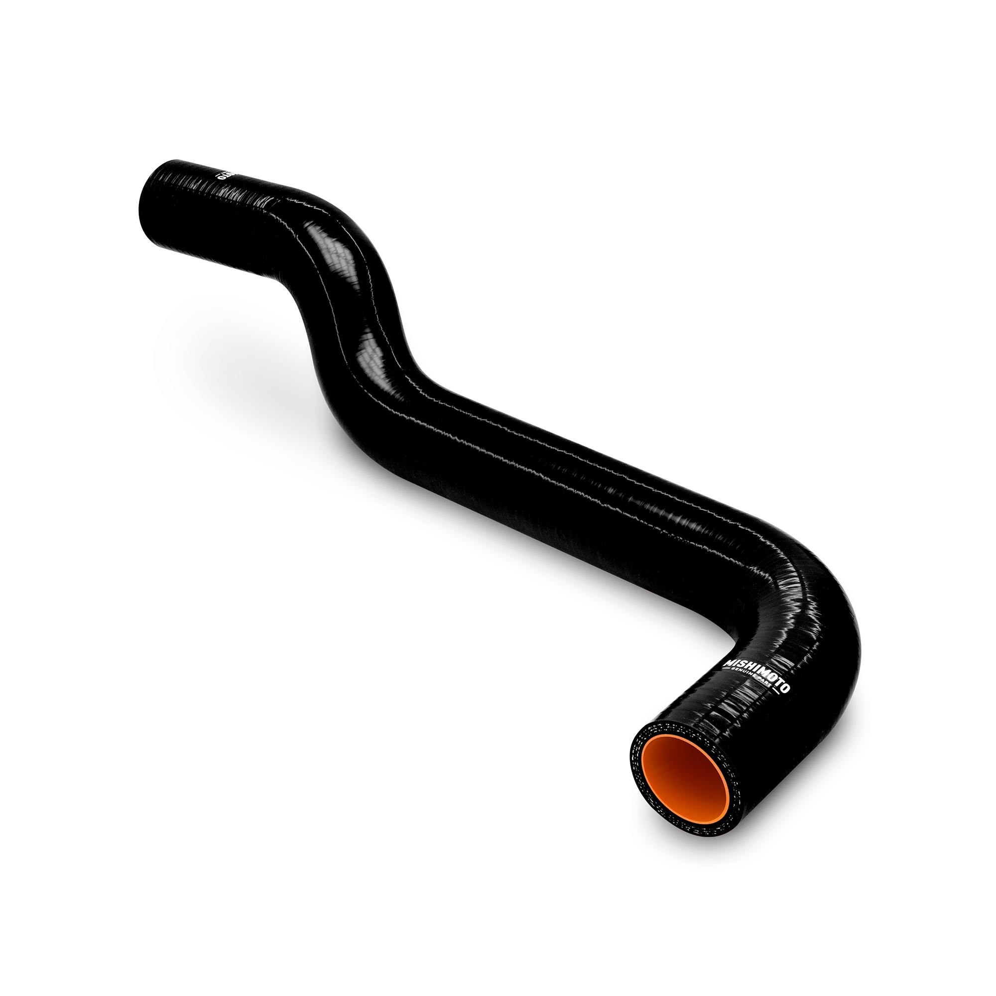 Black silicone upper and lower radiator hoses from Mishimoto for Toyota Tacoma 2.7L