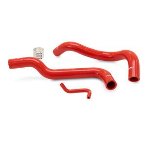 Mishimoto red silicone radiator hose kit for 2005-2015 Toyota Tacoma 2.7L, part MMHOSE-TAC27-05RD