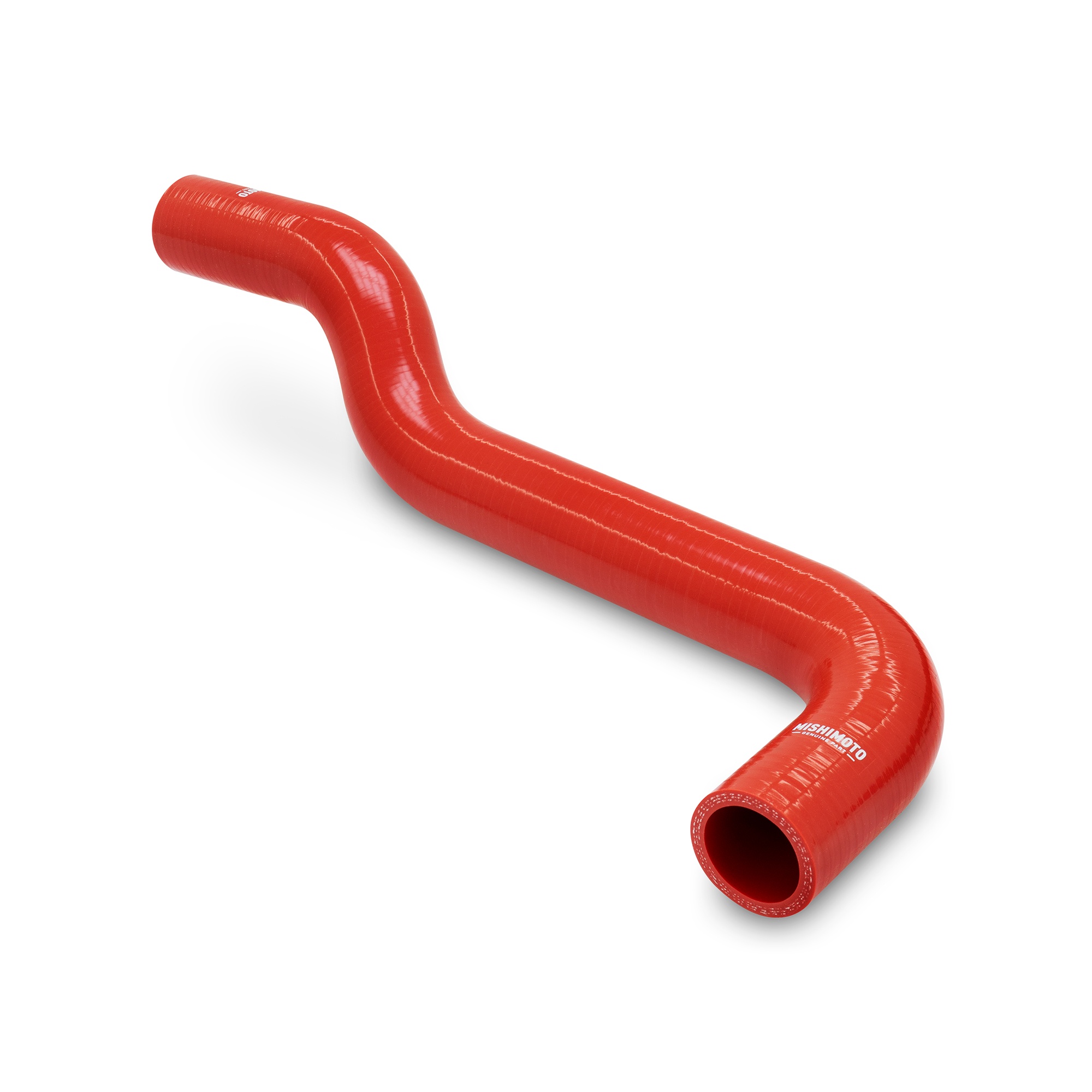 Mishimoto upper and lower silicone radiator hoses in red for Toyota Tacoma 2.7L 3RZ-FE engine