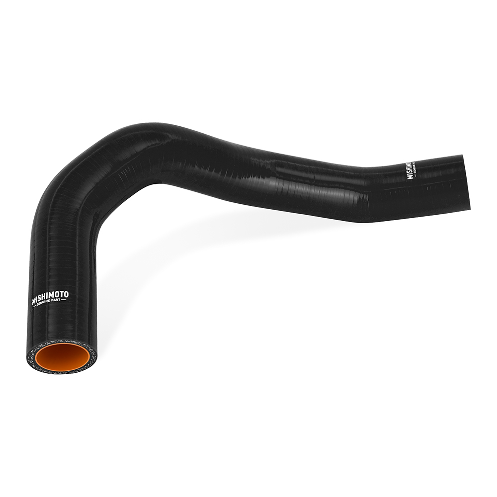 4-ply silicone upper radiator hose from Mishimoto Titan hose kit with heat-resistant fibers