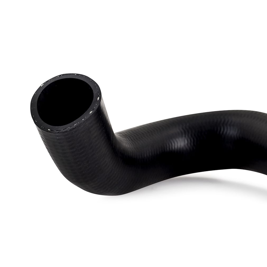 Mishimoto Cooling EPDM radiator hose kit installed on a Jeep Wrangler JK 3.6L engine bay