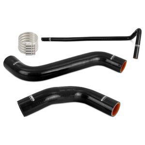 Mishimoto MMHOSE-WRX-22BK black silicone hose kit for 2022+ Subaru WRX H4 2.4L Turbo