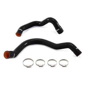 Mishimoto black silicone upper and lower radiator hose kit for 1991-2001 Jeep Cherokee XJ 4.0L