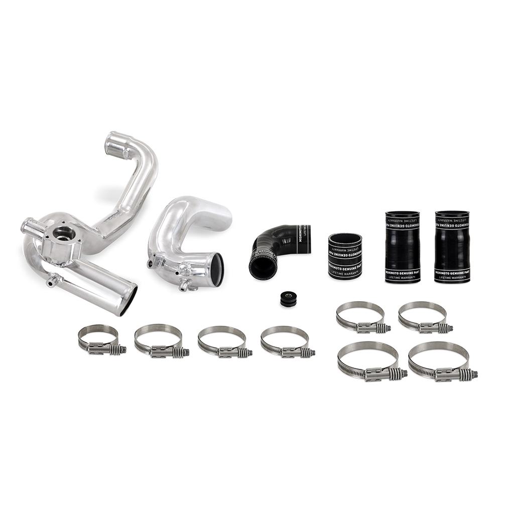 Mishimoto polished aluminum intercooler pipe kit for 2021-2024 Ford Bronco 2.3L EcoBoost