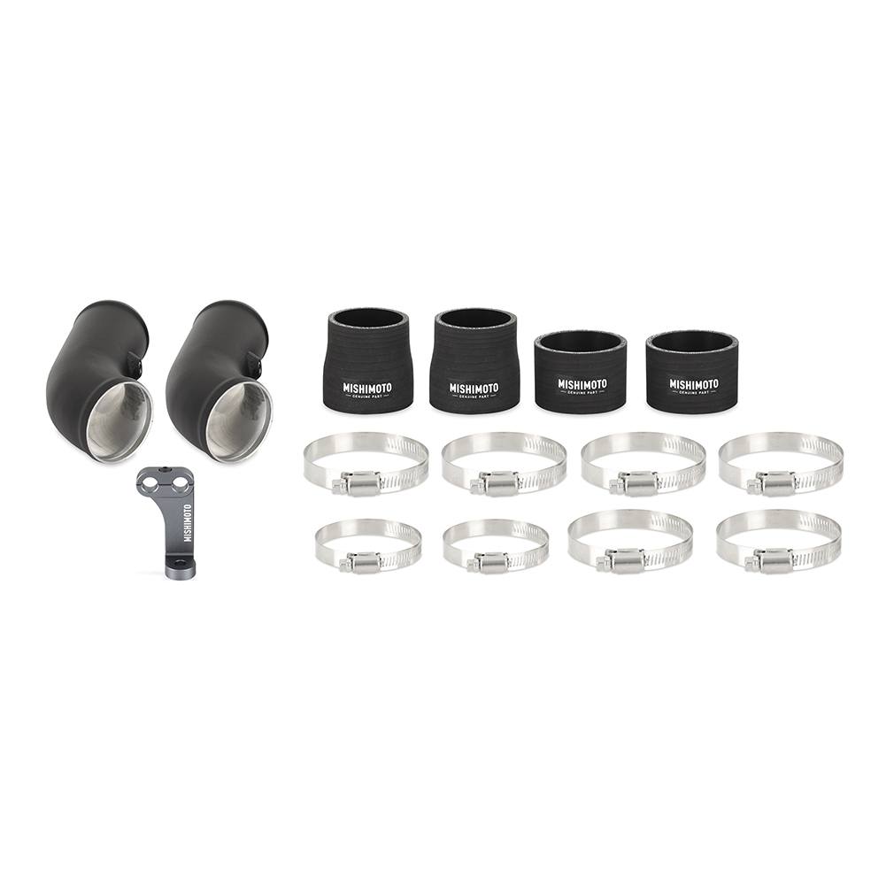 Mishimoto MMICP-F10-12MWBK aluminum forced induction charge pipes for BMW F10 M5 and F13 M6