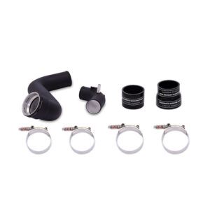 Mishimoto wrinkle black aluminum cold-side intercooler pipe kit for 2011-2014 Ford F-150 EcoBoost