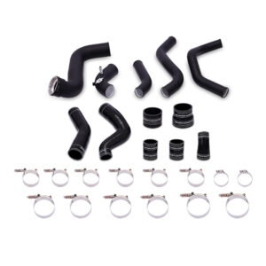 Mishimoto MMICP-F150-11KWBK wrinkle black aluminum intercooler pipe kit for 2011-2014 F-150 EcoBoost