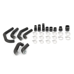 Mishimoto MMICP-F27T-15KWBK aluminum intercooler pipe kit in wrinkle black for 2015-2017 F-150 2.7L EcoBoost