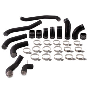 Mishimoto wrinkle black powder-coated aluminum intercooler pipe kit for 2017-2020 Ford F-150 3.5L EcoBoost