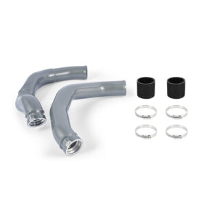 Mishimoto Lime Rock Gray color matched aluminum charge pipe kit for BMW F8X M3/M4