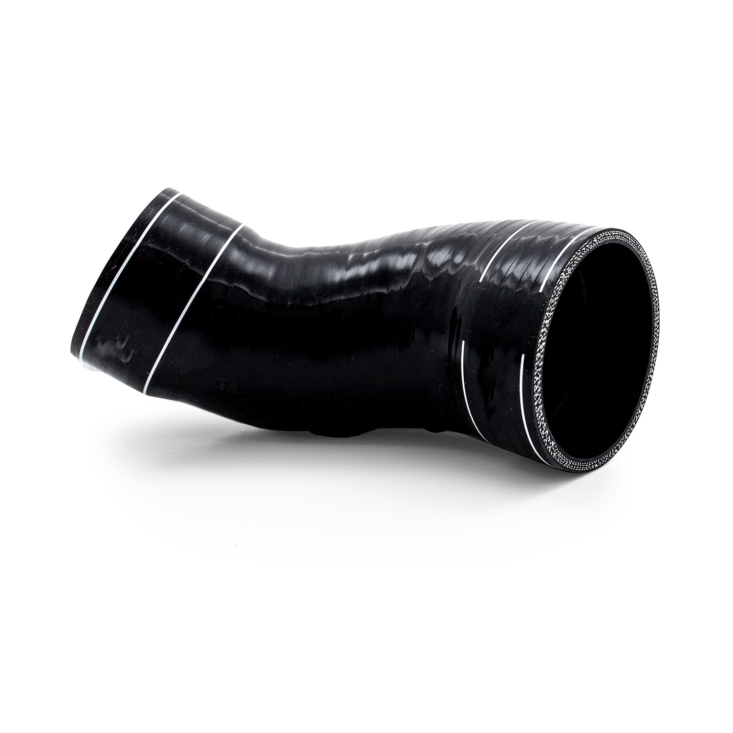Silicone coupler with steel wire reinforcement included with Mishimoto Supra charge pipe kit