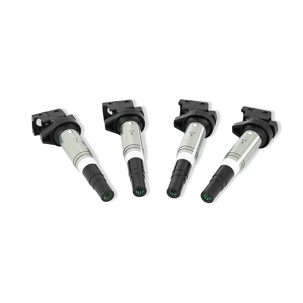 Mishimoto MMIG-BMW-0204 black pencil-style ignition coil with blade terminal for BMW engines