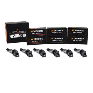 Mishimoto MMIG-BMW-0706 set of six black pencil-style ignition coils for BMW