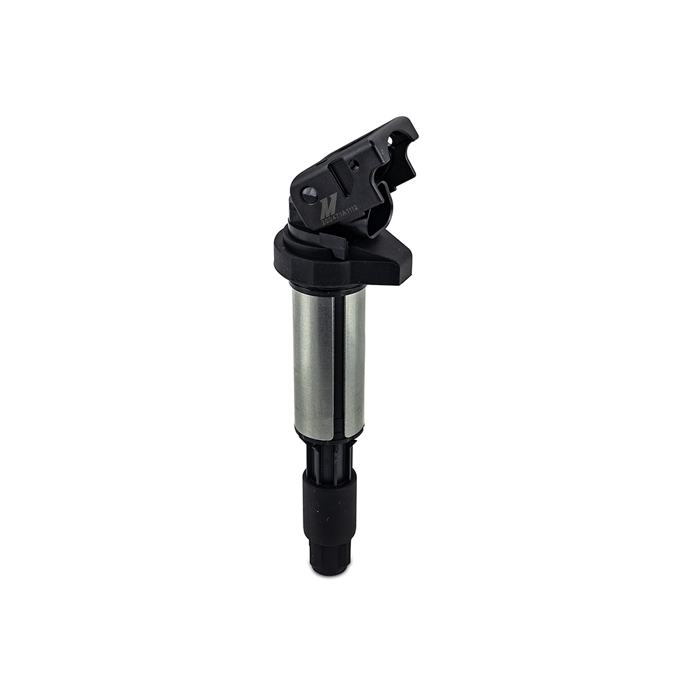 Mishimoto ignition coil terminal end showing female blade connector and terminal design