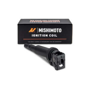 Mishimoto MMIG-BMW-11 black pencil ignition coil with female blade terminal connector