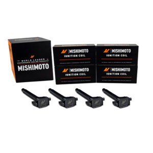 Mishimoto MMIG-CHEK-1404 black COP ignition coil with female blade terminal connector