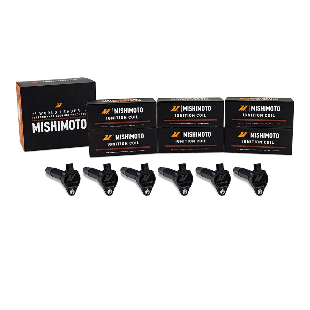 Mishimoto MMIG-CHGR40-0606 black pencil ignition coil with female blade terminal