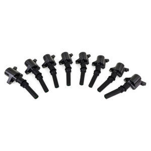 Mishimoto MMIG-F150-0108 black ignition coil set of 8 for Ford Modular V8 and Triton V10 engines