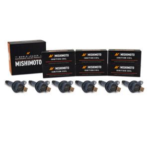 Mishimoto MMIG-F35T-1106 black electronic pencil ignition coil for 3.5L EcoBoost Ford and Lincoln vehicles