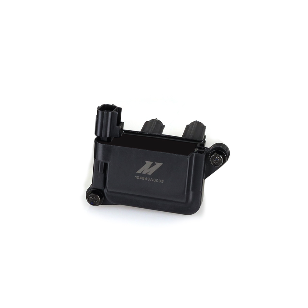 Mishimoto ignition coil terminal end showing blade terminal type and female connector gender