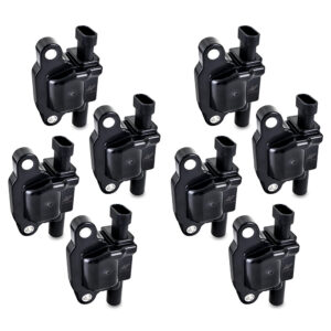 Mishimoto MMIG-LS3V-0708 black ignition coil with blade terminal and female connector