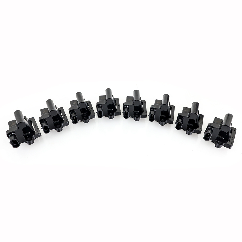 Mishimoto ignition coil set replacing GM part numbers 12558693, D581, and 19418993