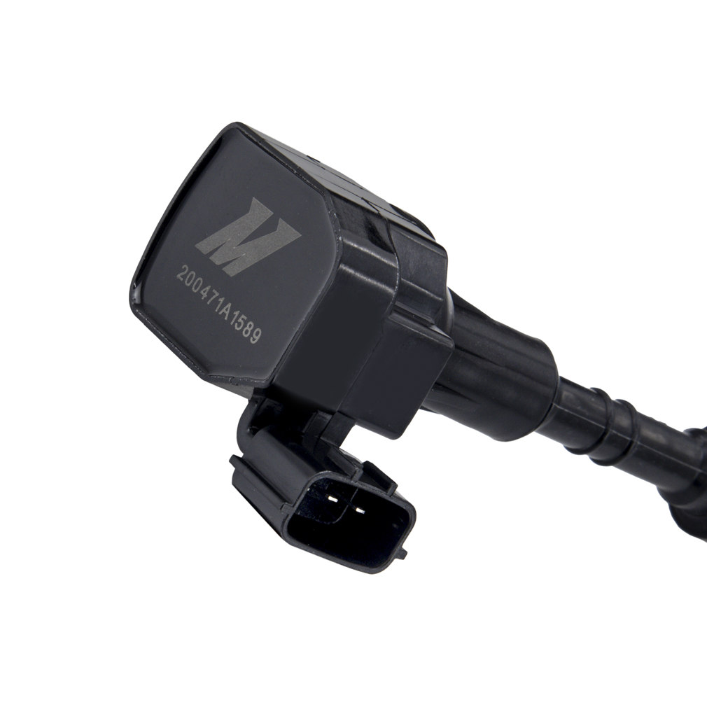 Mishimoto ignition coil connector end showing female terminal and blade terminal type