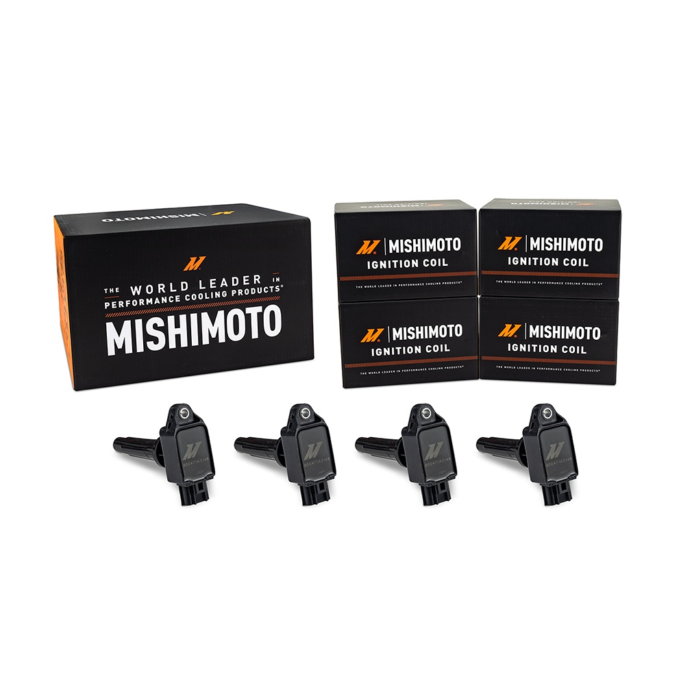 Mishimoto MMIG-MAZ-1204 black ignition coil set of four for SKYACTIV Mazda engines