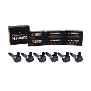 Mishimoto MMIG-MUS6-1106 black pencil-style ignition coil with blade terminal connector