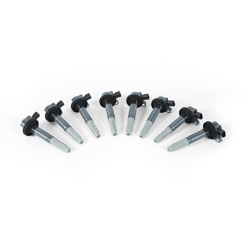 Mishimoto MMIG-MUS8-1108 black ignition coil set of 8 for Ford 5.0L Coyote engines
