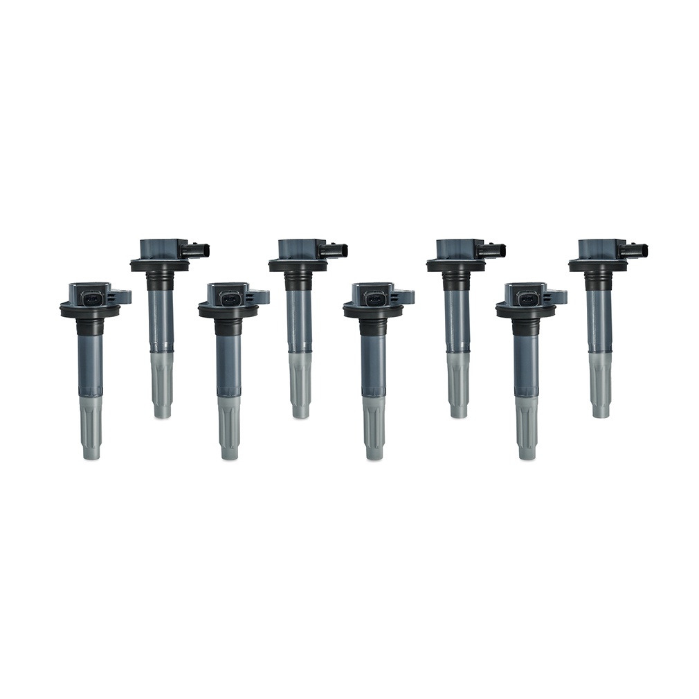 Mishimoto ignition coil pencil-style design with lower boot for Mustang and F-150 5.0L
