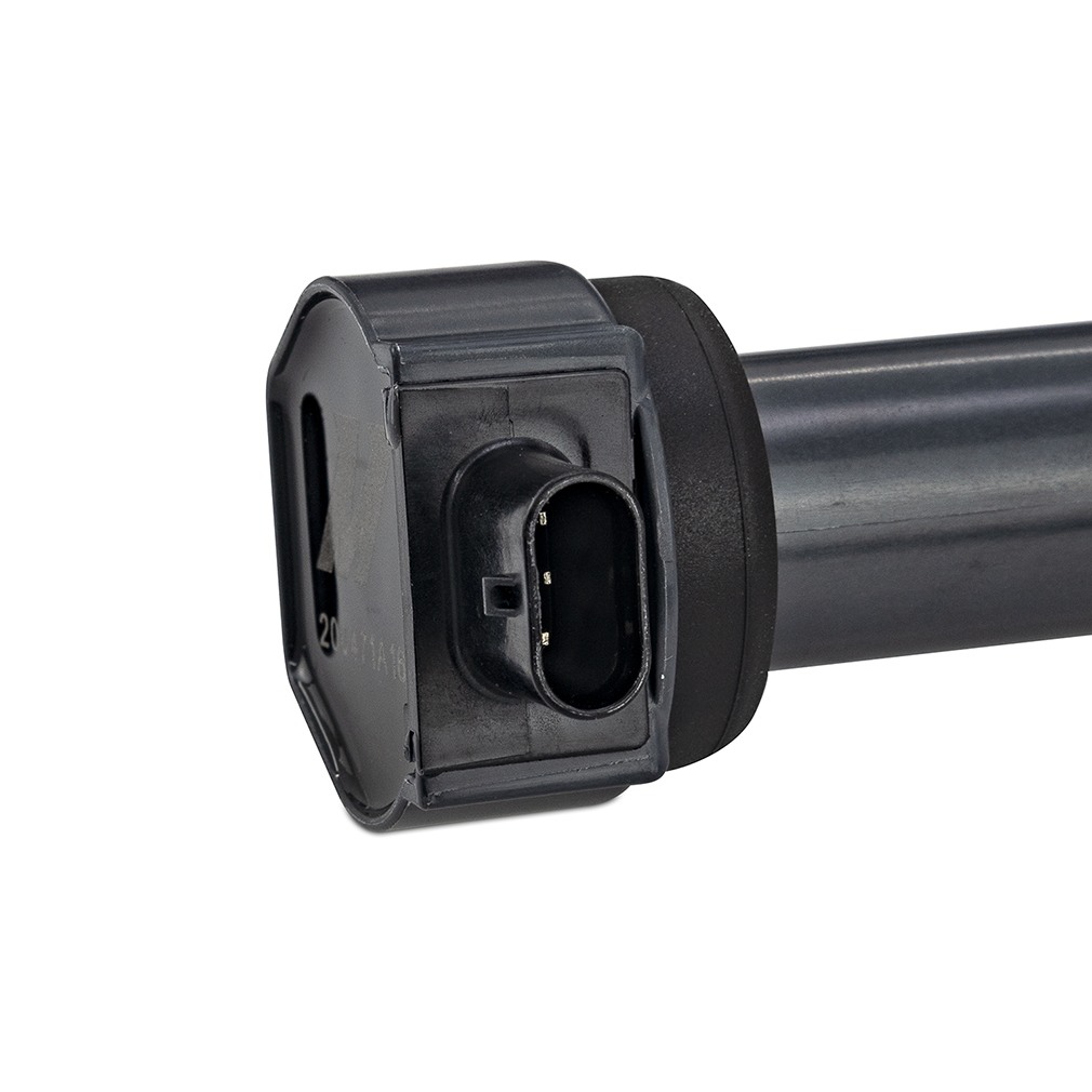 Close-up of Mishimoto ignition coil blade terminal and female connector design