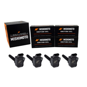 Mishimoto MMIG-VW-1504 black coil-on-plug ignition coil with female blade-style terminal