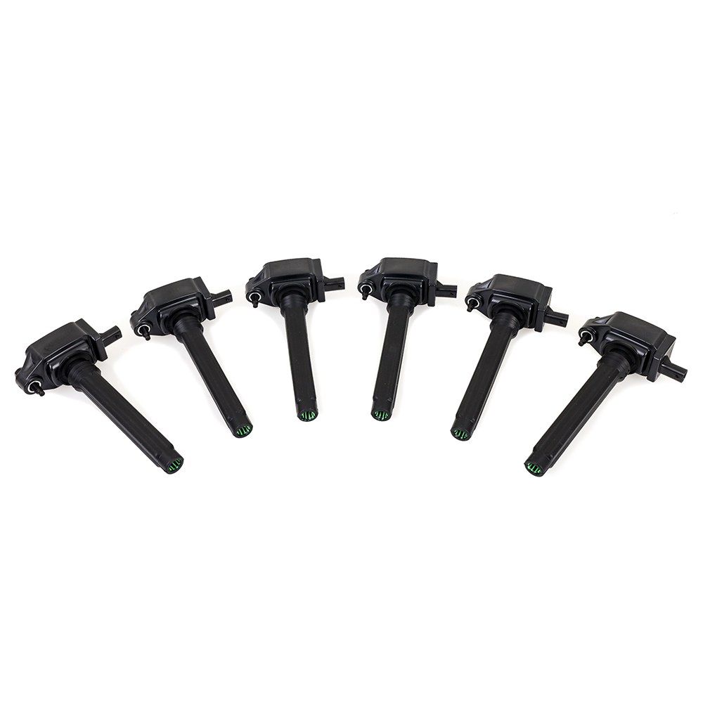 Mishimoto MMIG-WRA-12 black single ignition coil with blade terminal for Pentastar V6 engines