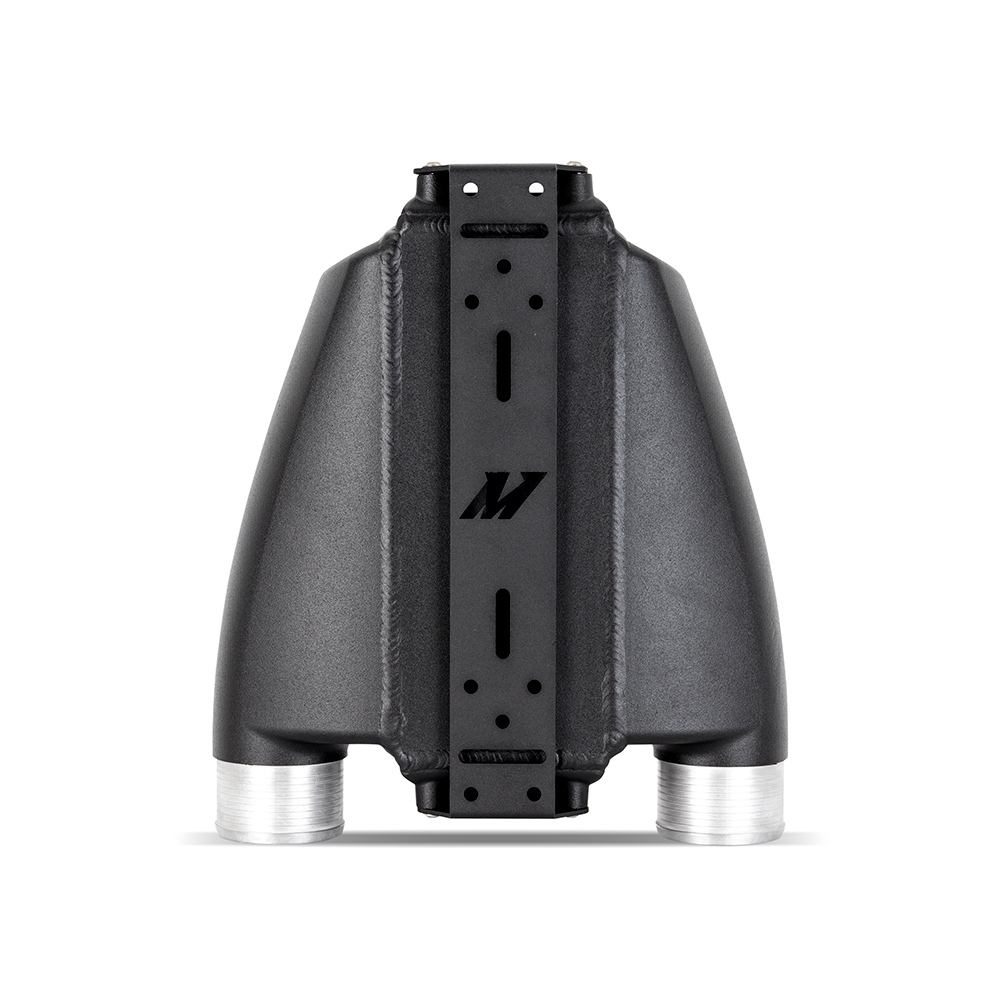 Mishimoto MMINT-A2W-DP-1 bar-and-plate air-to-water intercooler with black powder coat finish