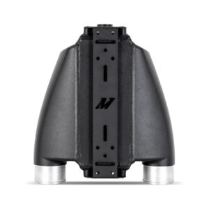 Mishimoto MMINT-A2W-SP-3 air-to-water intercooler with bar-and-plate aluminum core and black powder coat finish